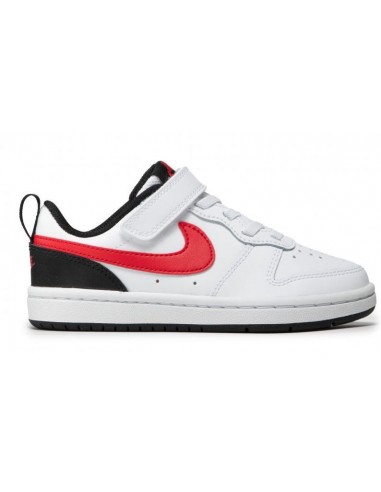 NIKE COURT BOROUGH LOW 2 BIANCO ROSSO