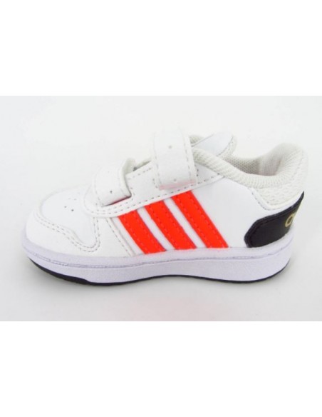 ADIDAS HOOPS 2.0 CMF INFANT BIANCO ROSSO
