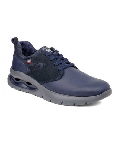 CALLAGHAN SNEAKERS PELLE E SCAMOSC BLU