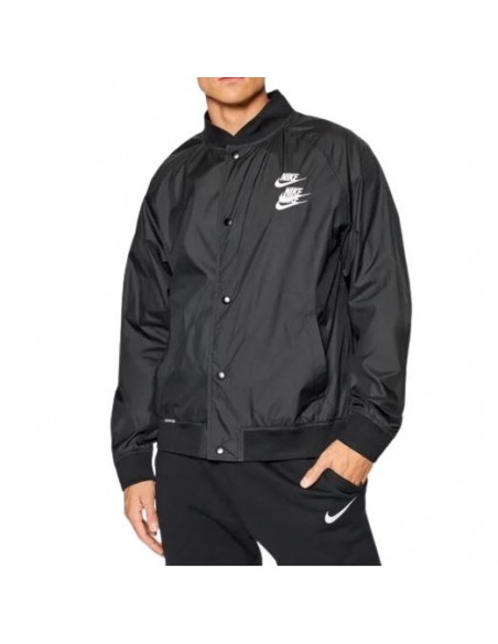 NIKE M NSW WVN JAKET WTOUR NERO