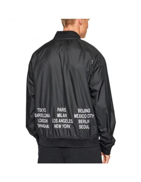NIKE M NSW WVN JAKET WTOUR NERO