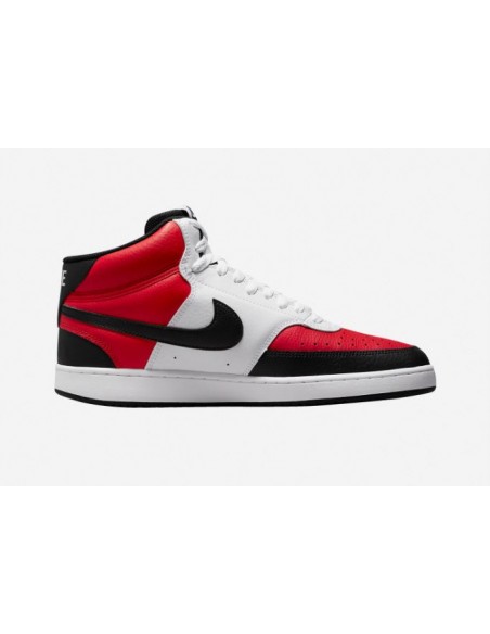 NIKE COURT VISION MID NBA ROSSO NERO BIA