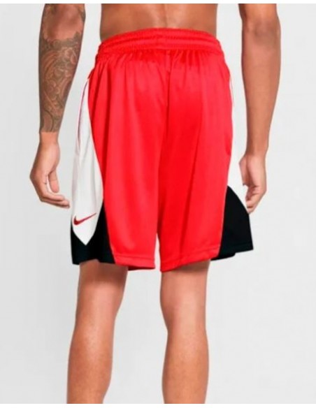 NIKE M NK DF 8IN SHORT RIVAL ROSSO BIANC